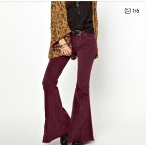 ❤️ SALE We The Free X Free People Courdory  Flared Raw Hem Pants